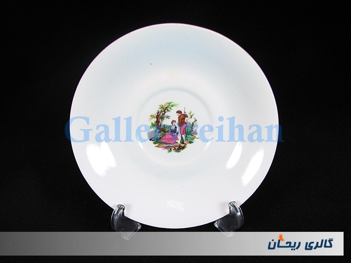 دیوارکوب یا زیرفنجانی لیلی و مجنون قدیمی