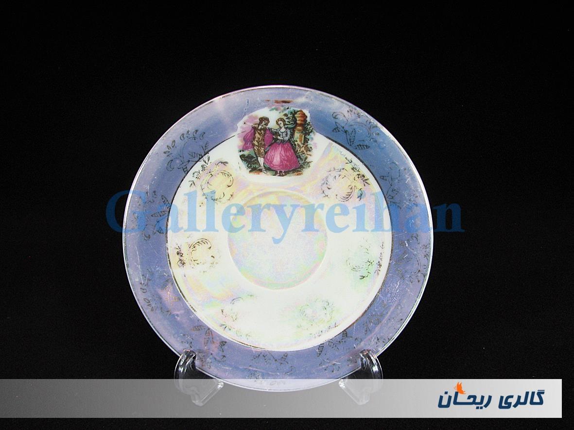 دیوارکوب یا زیرفنجانی لیلی و مجنون قدیمی