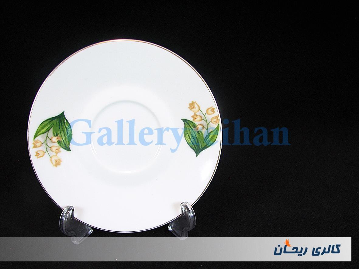 دیوارکوب یا زیرفنجانی گل زنگوله ای قدیمی 