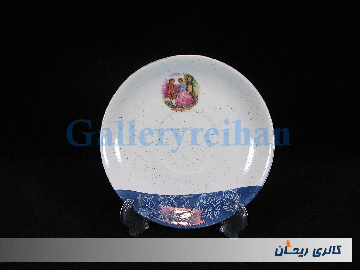 دیوارکوب یا زیر فنجانی لیلی و مجنون قدیمی 