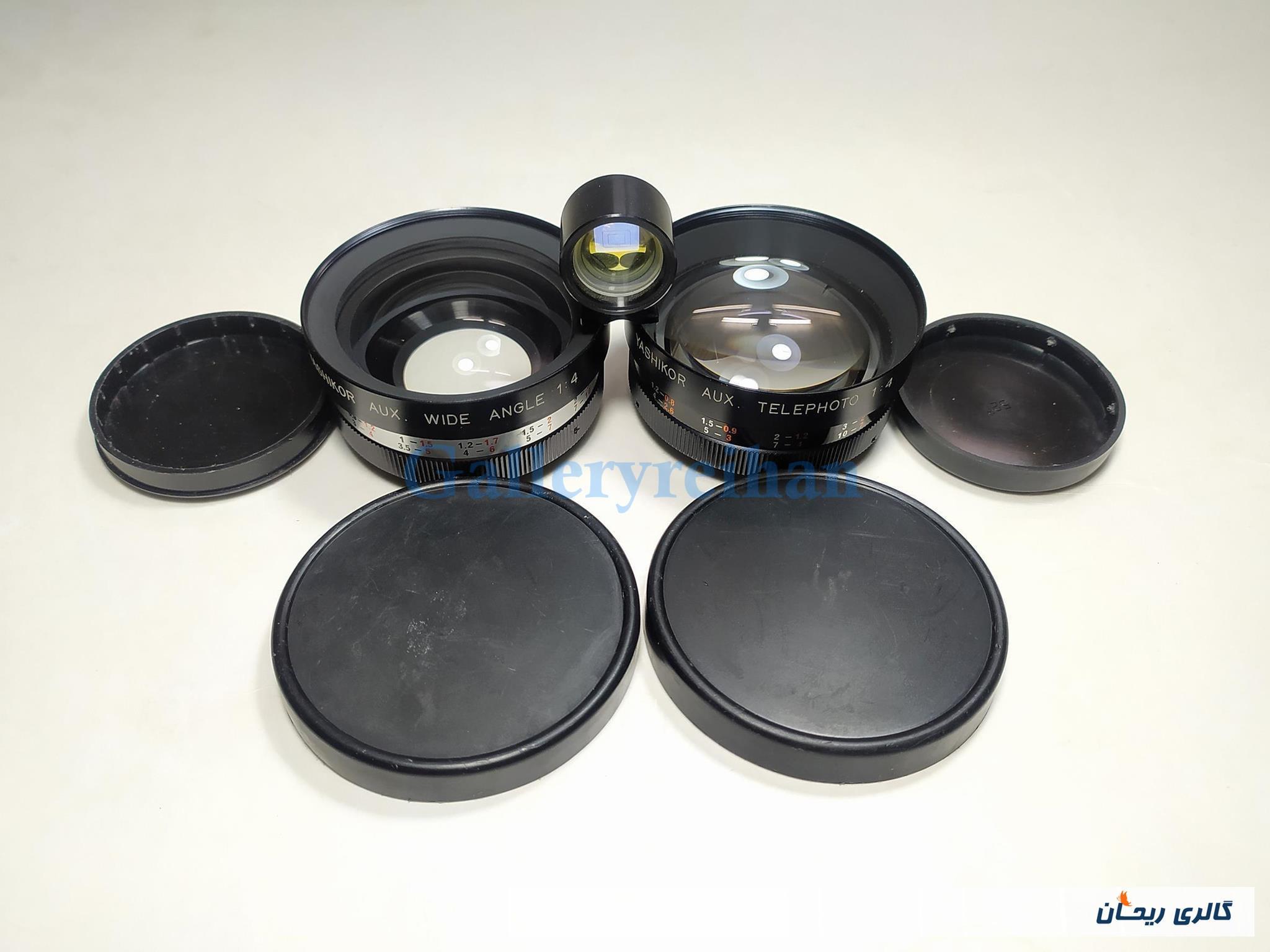 ست لنز Tele-Wide مارک Yashikor و ویوفایندر