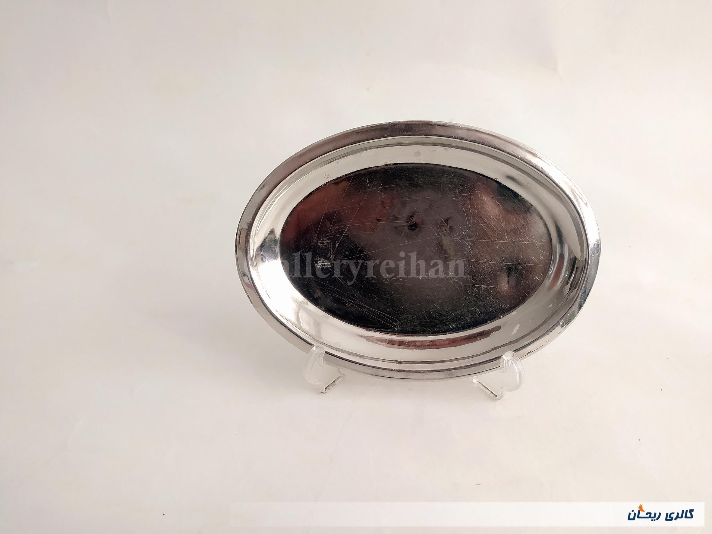 سینی تعارفی یا قند پهلو برنجی روسی قدیمی