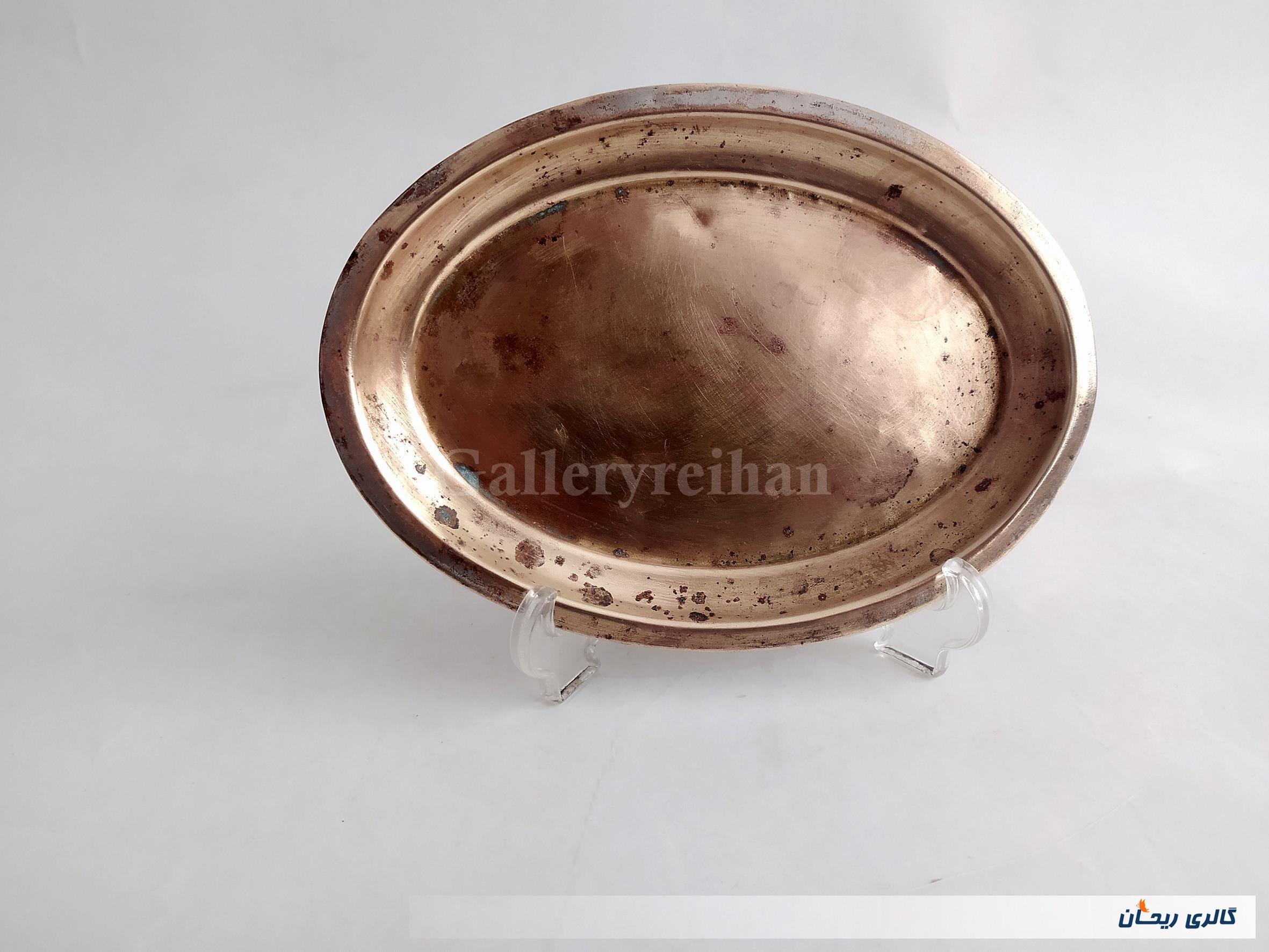 سینی تعارفی یا قند پهلو برنجی قدیمی