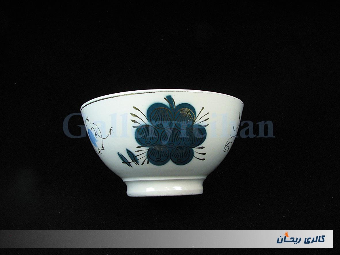 کاسه روسی نقاشی دست قدیمی طرح گل 