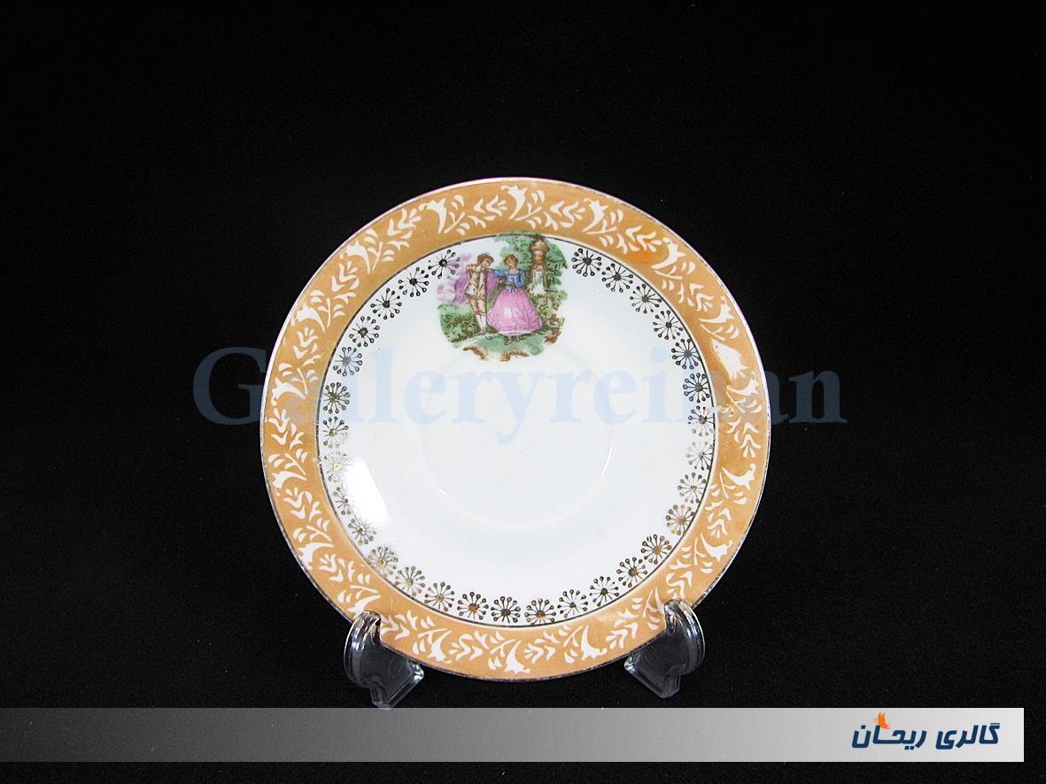 دیوارکوب یا زیر فنجانی لیلی و مجنون قدیمی 