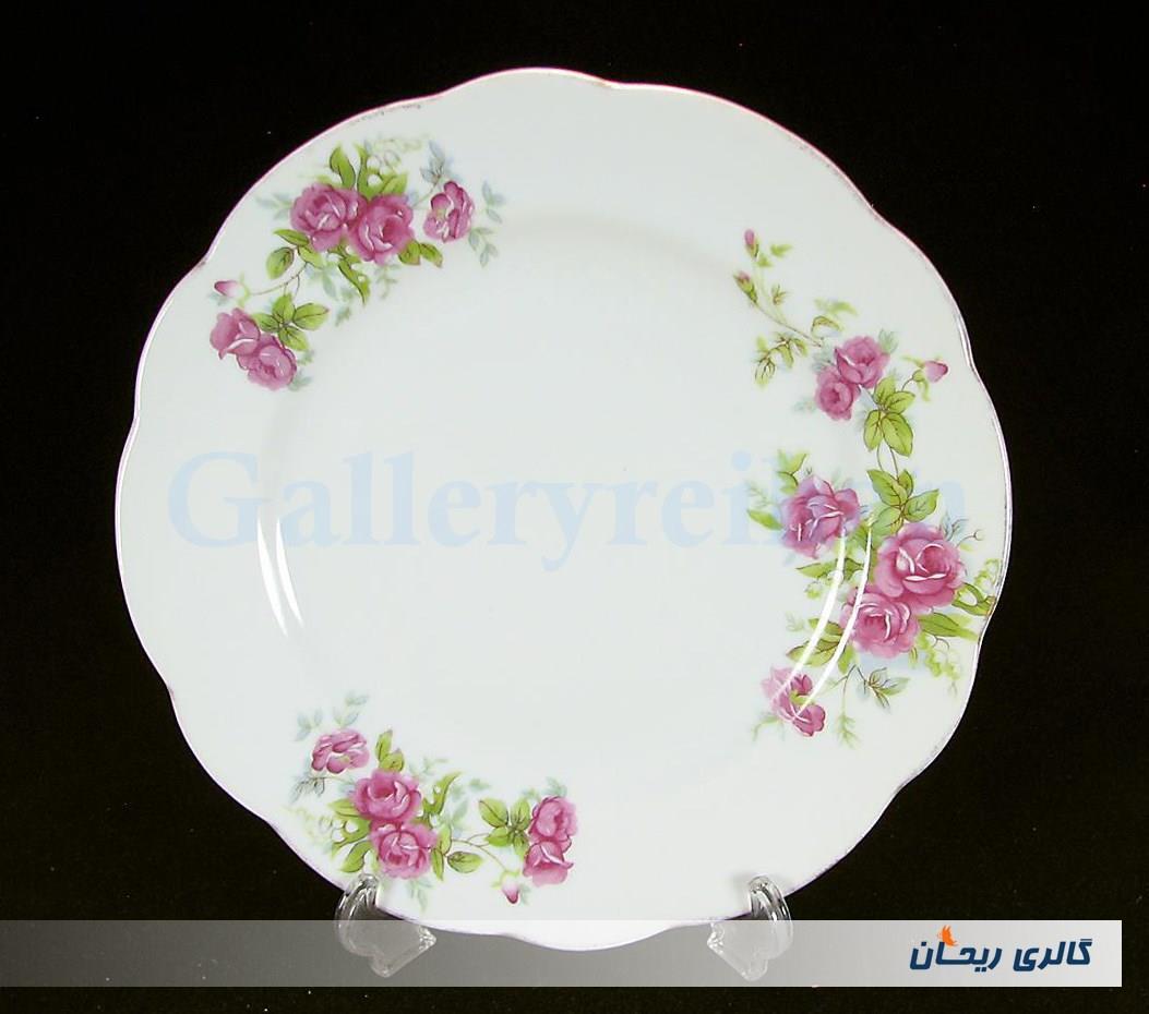 دیوارکوب چینی گل سرخی قدیمی 