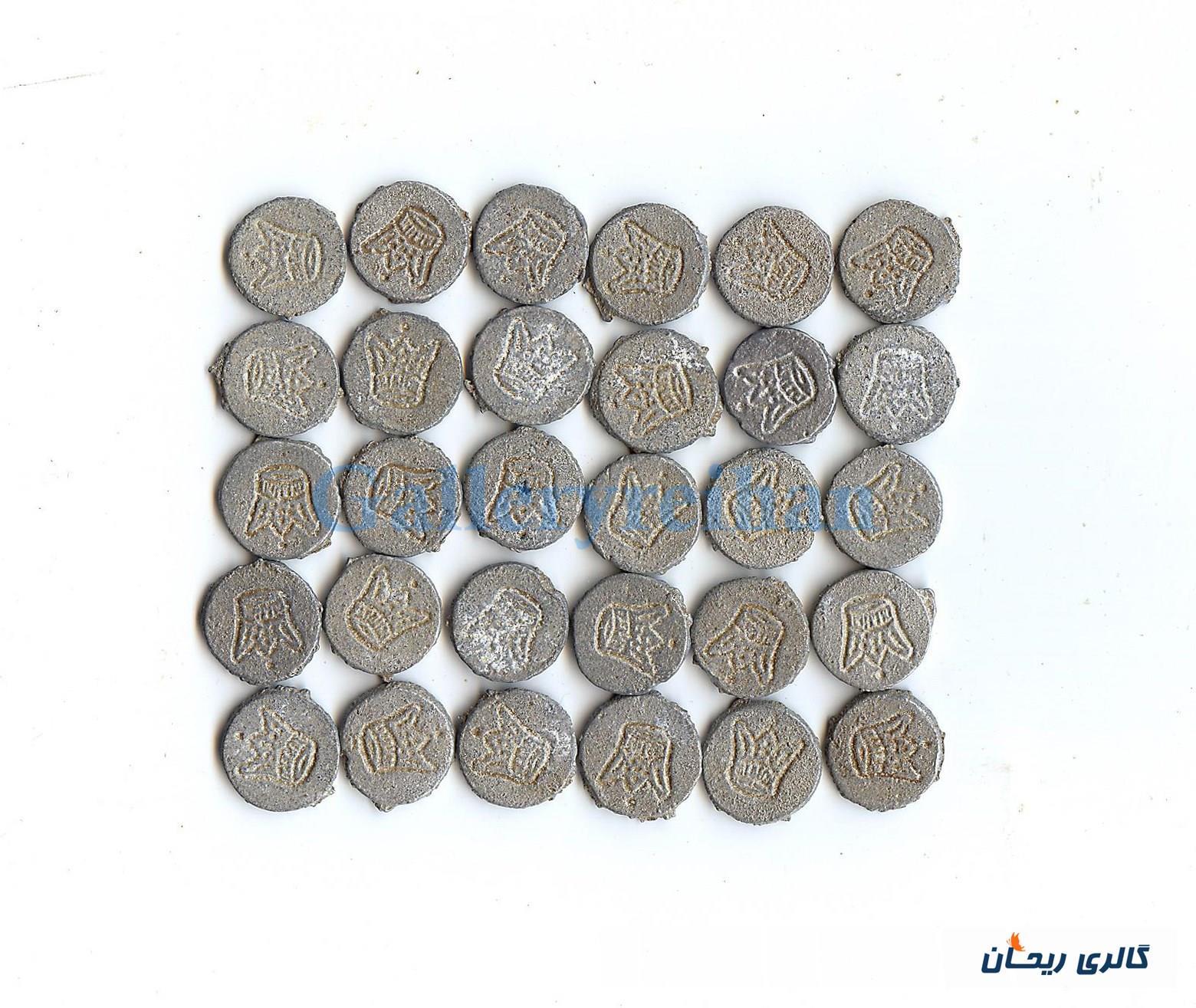 30 عدد ژتون کلکسیونی طرح تاج سبک وزن