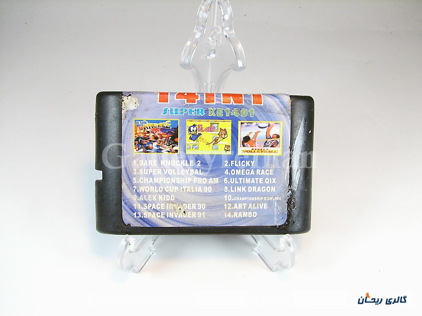 کارتریج بازی کنسول سگا SEGA قدیمی 14 لبه 