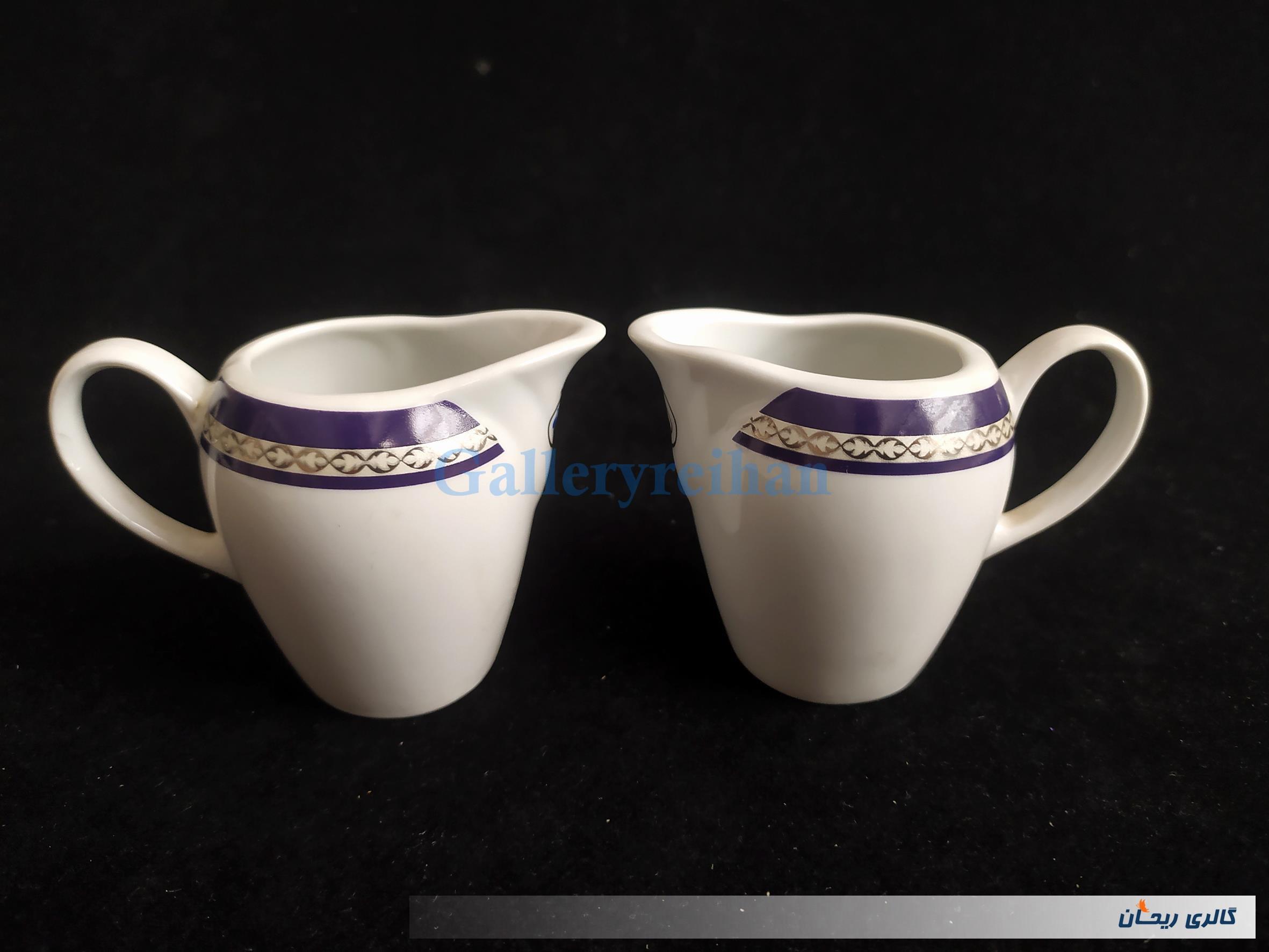 جفت سس خوری یا شکرپاش چینی طرح سورمه ای