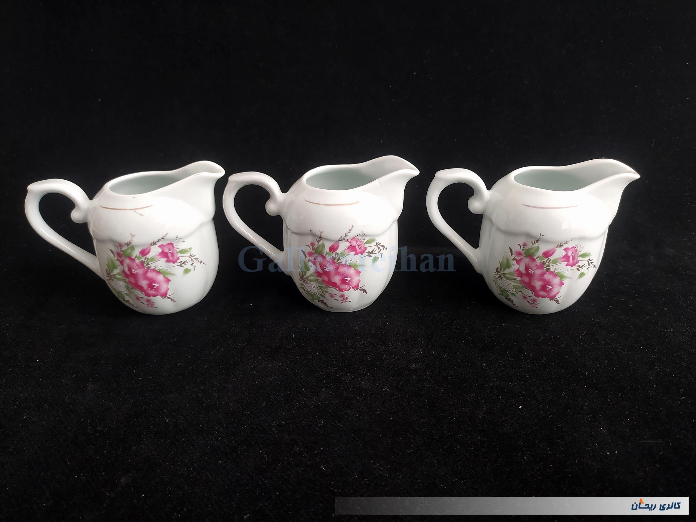 3عدد سس خوری یا شکرپاش چینی طرح گل عروس