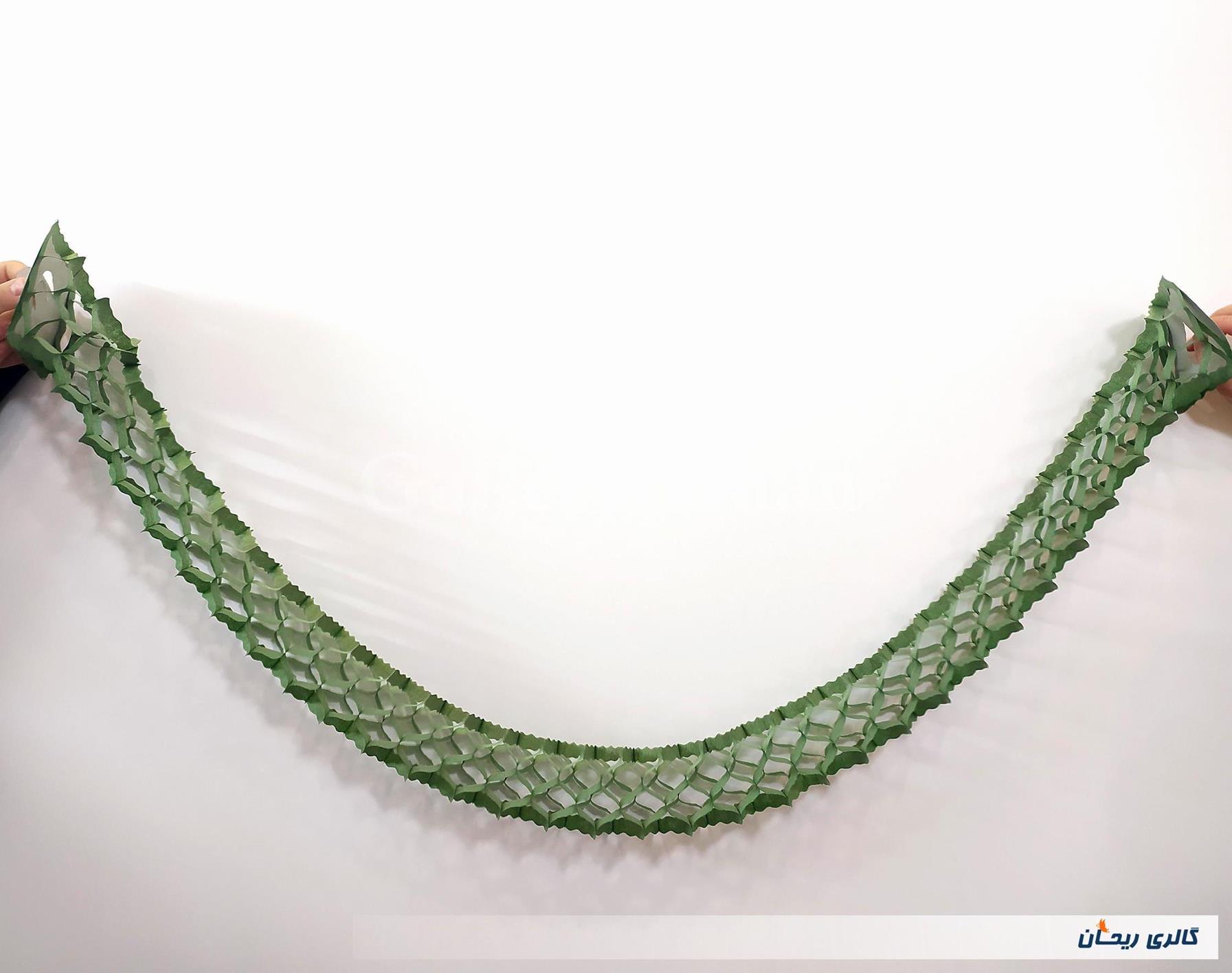 کاغذ کشی ریسه تزئین تولد نوستالژی دهه 60