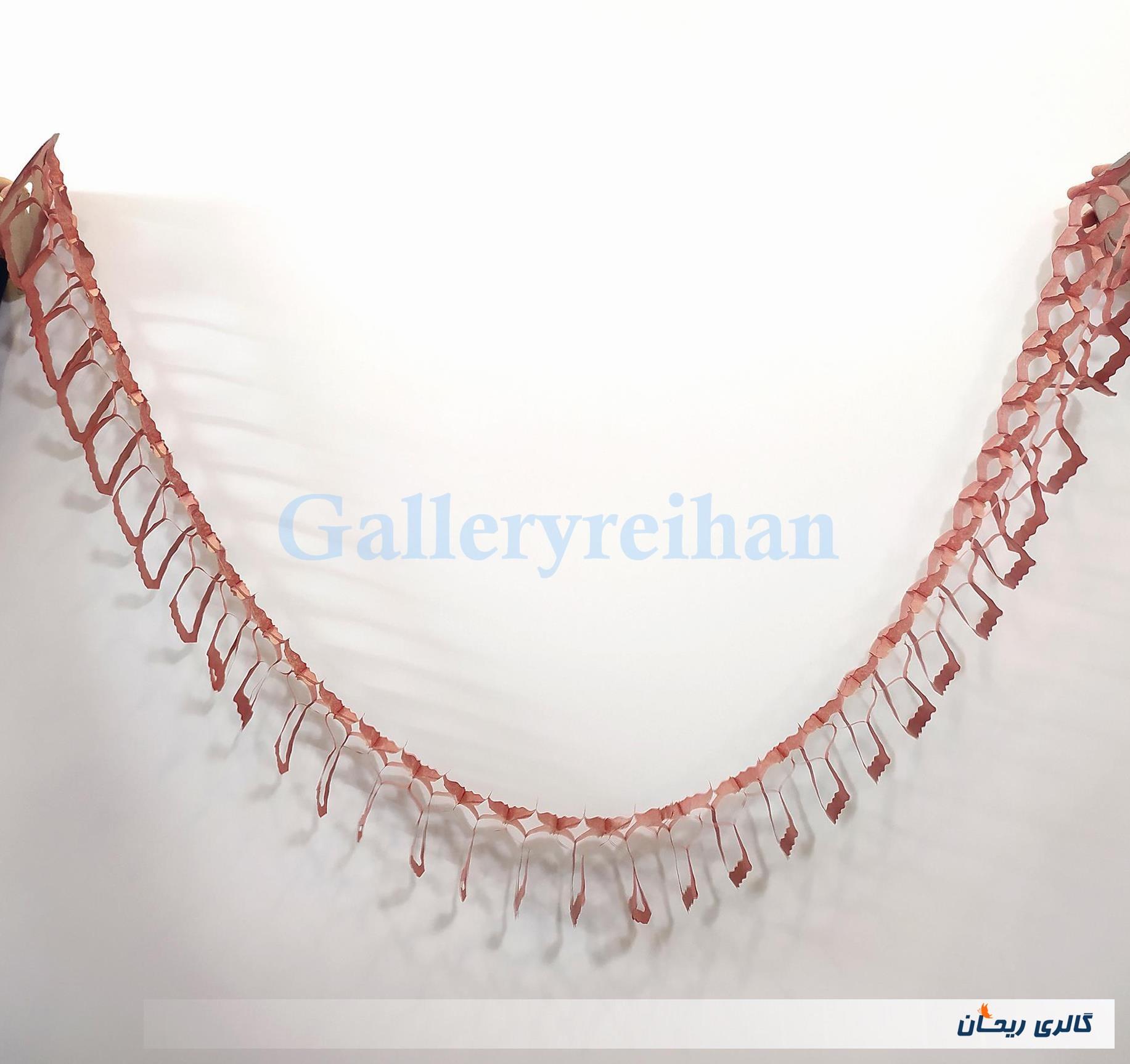 کاغذ کشی ریسه تزئین تولد نوستالژی دهه 60 