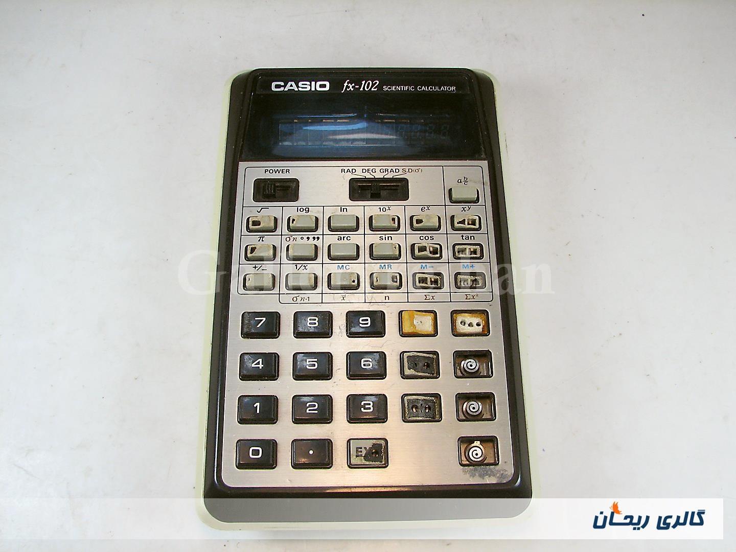 ماشین حساب کلکسیونی CASIO FX-102 