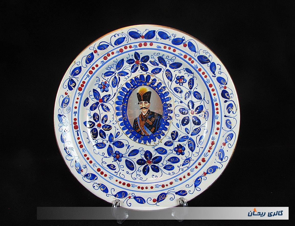 دیوارکوب سرامیکی روسی نقاشی قلم آبی جدید