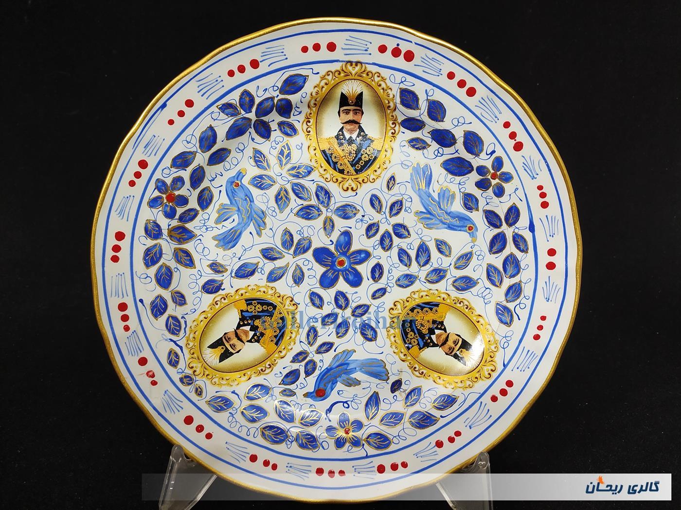 دیوارکوب قدیمی نقاشی دست قلم آبی جدید