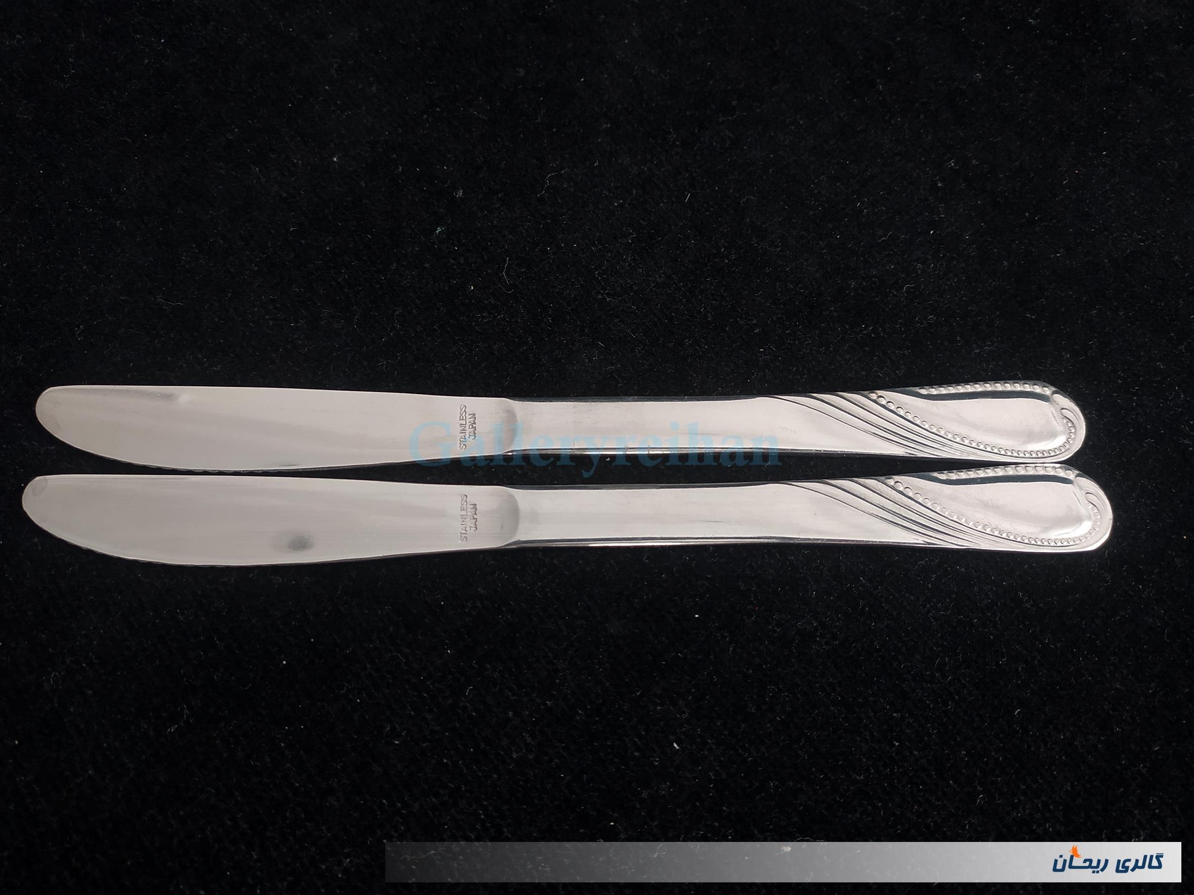 جفت چاقوی قدیمی STAINLESS با طرح خاص