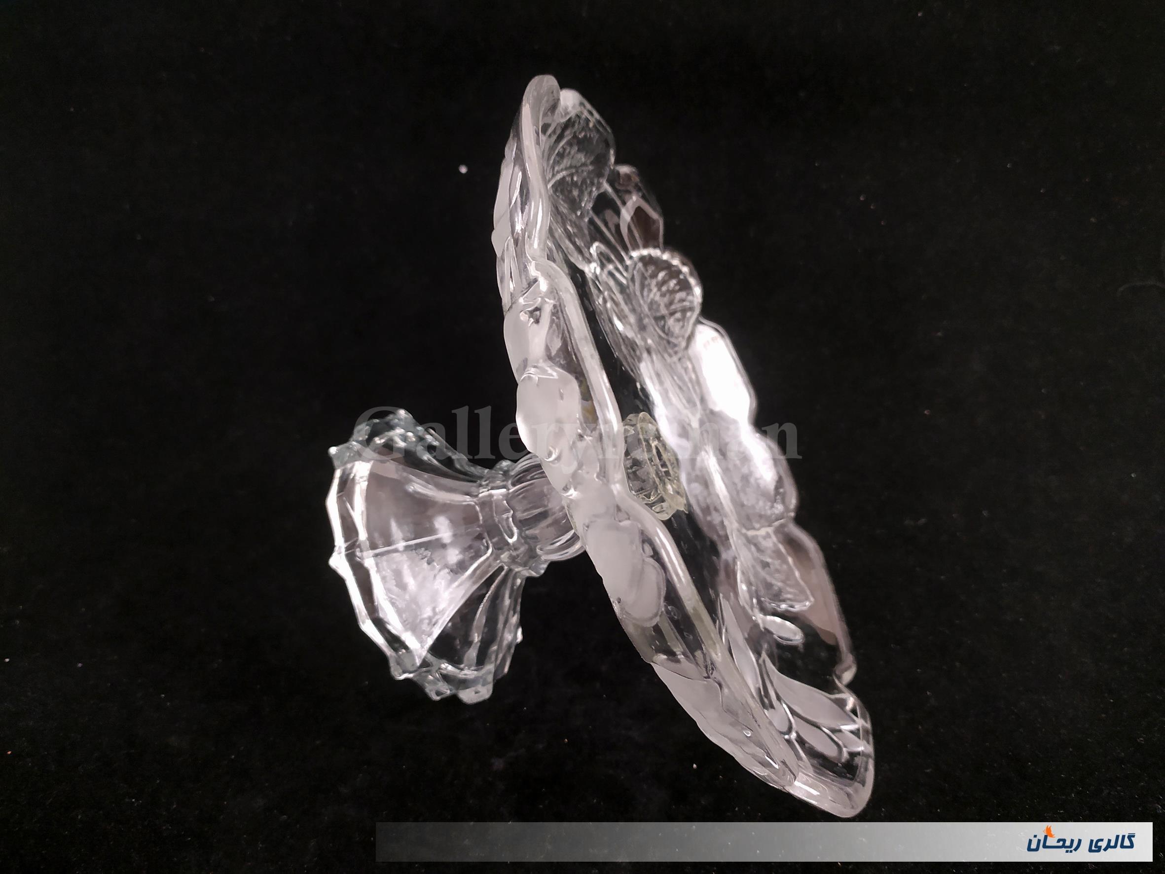 میوه خوری پایه دار طرح گل