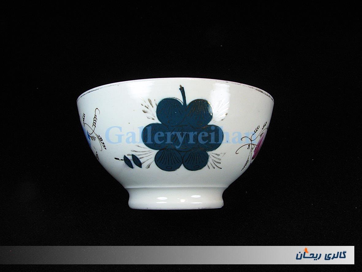 کاسه چینی روسی قدیمی طرح انگوری کاردست