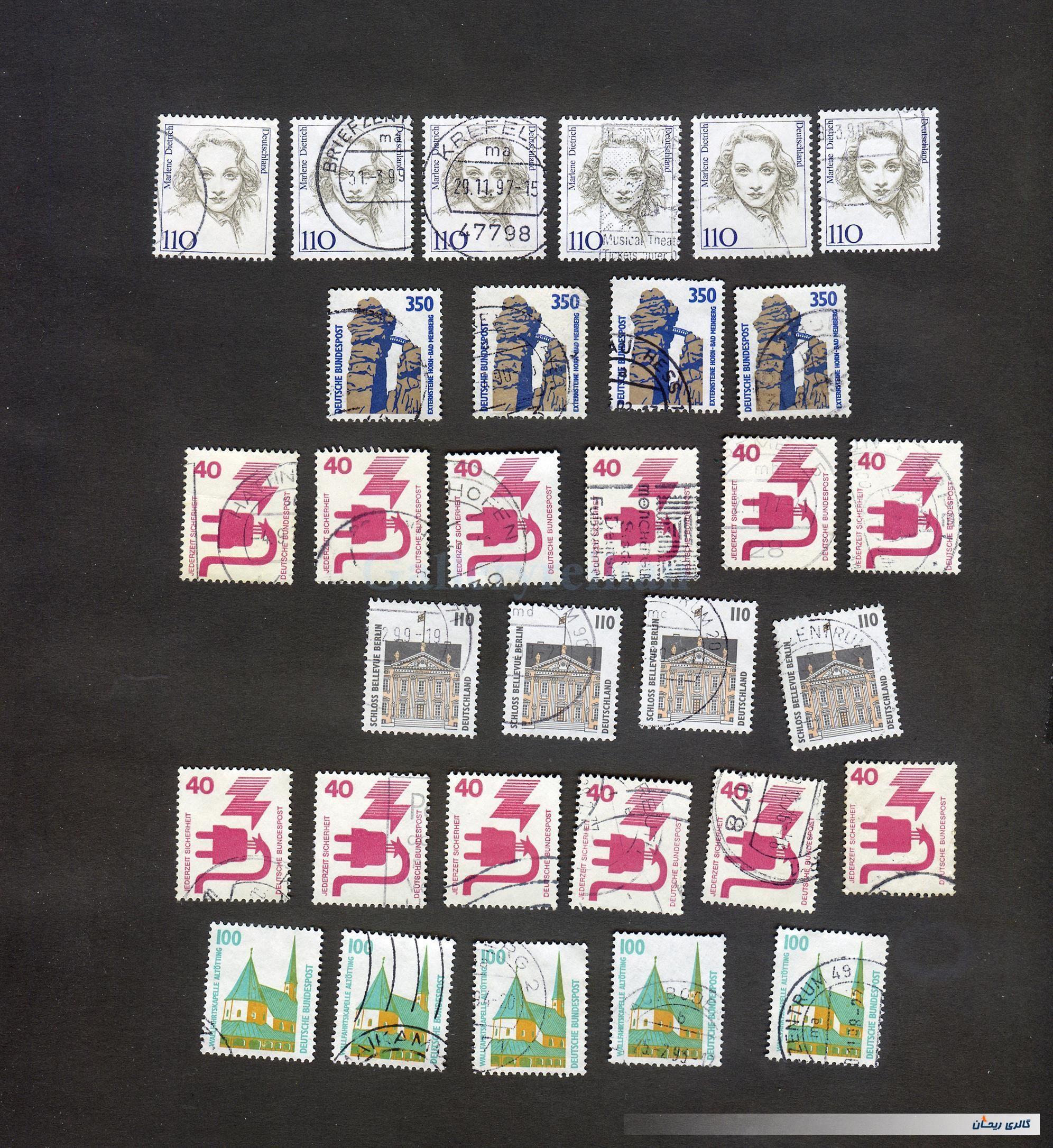 31عدد تمبر قدیمی و کمیاب کشور آلمان 