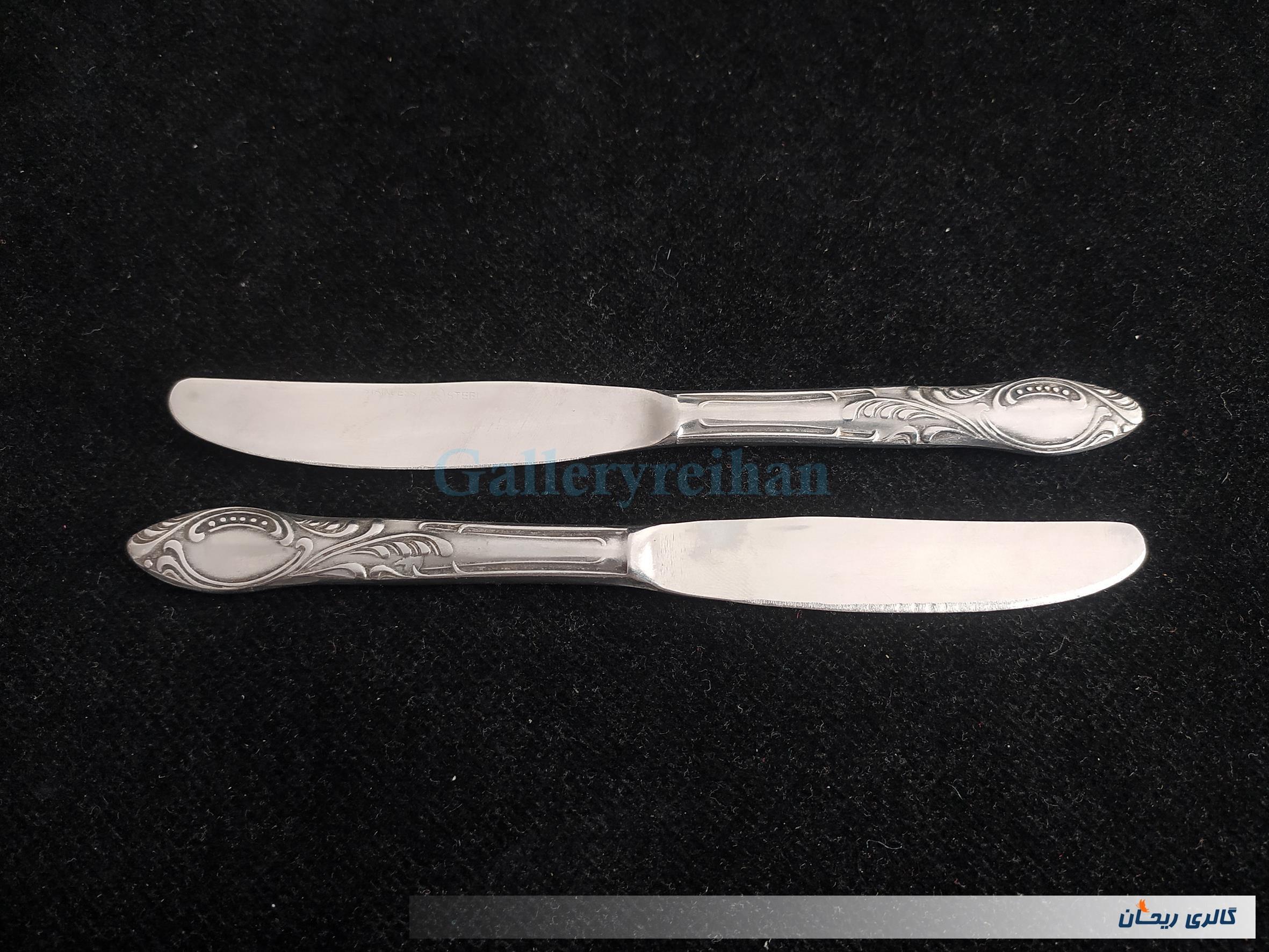 جفت چاقوی قدیمی STAINLESS با طرح زیبا 