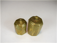 وزنه مثقال برنجی دست ساز قدیمی تراشدار 