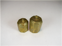 وزنه مثقال برنجی دست ساز قدیمی تراشدار 