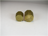 وزنه مثقال برنجی دست ساز قدیمی تراشدار 