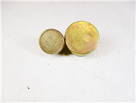 2 عدد وزنه قدیمی برنجی یک و نیم سیر