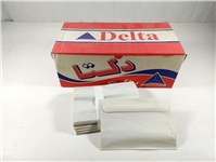 100 عدد پاکت نامه قدیمی خام مارک دلتا