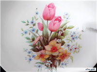 دیوارکوب ملامین قدیمی CM 22.5 لاله و نرگس