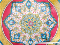 دیوارکوب ملامین قدیمی 22.5 CM طرح ترنج