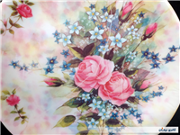 دیوارکوب ملامین قدیمی 22.5 CM گل سرخ 