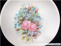 دیوارکوب ملامین قدیمی 22.5 CM طرح گل 