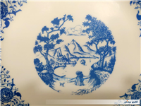 دیوارکوب ملامین قدیمی 22.5 CM قلم آبی 