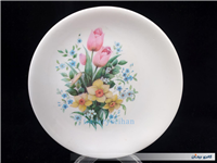 دیوارکوب ملامین قدیمی 22.5 CM نرگس و لاله 