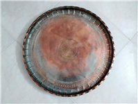 مجمع بسیار فاخر دو رو قلمکاری کمیاب قاجاری