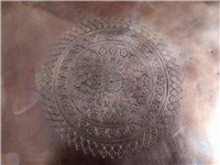 مجمع بسیار فاخر دو رو قلمکاری کمیاب قاجاری