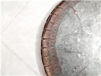 مجمع بسیار فاخر دو رو قلمکاری کمیاب قاجاری