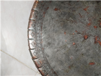 مجمع بسیار فاخر دو رو قلمکاری کمیاب قاجاری