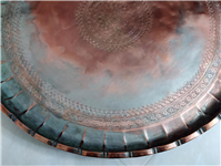 مجمع بسیار فاخر دو رو قلمکاری کمیاب قاجاری