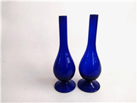  جفت گلدان یا گلابپاش قلندری دستساز کبالتی