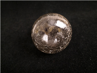  بطری کوچک 2 دسته طرح ترکدار دست ساز شفاف