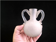  بطری کوچک 2 دسته طرح ترکدار دستساز