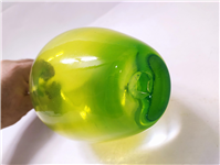  سالونگ یا بطری دوپوست بزرگ دستساز شیشه ای