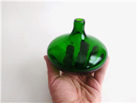 سالونگ یا بطری دستساز شیشه ای کوچک سبز 