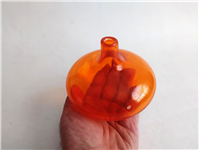  سالونگ یا بطری دستساز شیشه ای کوچک نارنجی