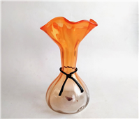  گلدان شیشه ای دستساز سایز بزرگ قدیمی