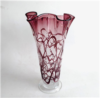  گلدان بزرگ دستساز بسیار کمیاب و زیبا ش1 