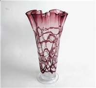  گلدان بزرگ دستساز بسیار کمیاب و زیبا ش1 