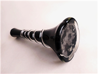 گلدان بزرگ دستساز سایز بزرگ رنگ شده مشکی 